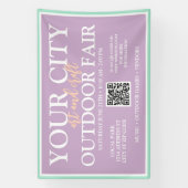 Banderoles Salon d'art et d'artisanat sur mesure | Événement  (Verticale)