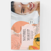 Banderoles salon de beauté coupe de cheveux élégant maquilleu (Vertical)