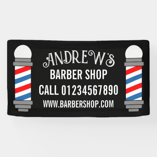 Banderoles Salon de coiffure de salon de coiffure de salon de (Horizontal)