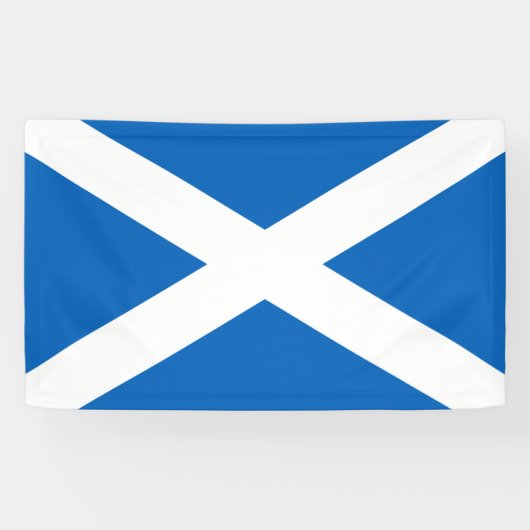 Banderoles Saltire ~ Drapeau de l'Ecosse (Horizontal)