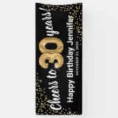 Banderoles Salutations à 30 ans Anniversaire (Vertical)