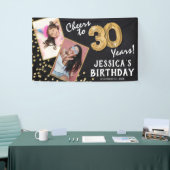 Banderoles Salutations à 30 ans Gold Balloon 2 photo Annivers (Salon professionnel)