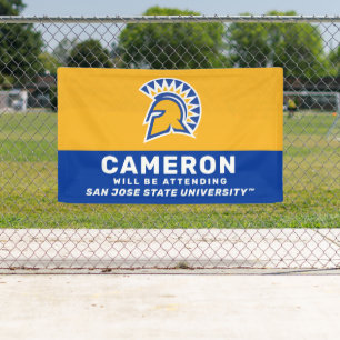 Banderoles San Jose State Le diplômé sera présent
