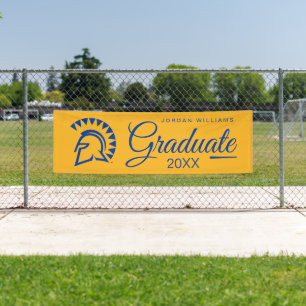 Banderoles San Jose State Promotion de finissants