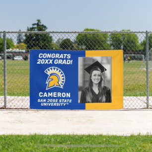 Banderoles San Jose State Spartans Félicitations diplômé