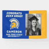 Banderoles San Jose State Spartans | Félicitations Grad (Horizontal)