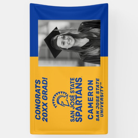 Banderoles San Jose State Spartans | Graduation (Vertical)