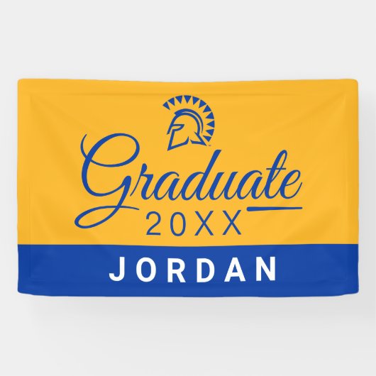 Banderoles San Jose State Spartans | Graduation (Horizontal)
