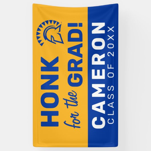 Banderoles San Jose State Spartans | Graduation (Vertical)