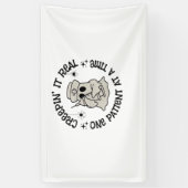 Banderoles Santé Halloween, Le Creeping It Real Un Patient (Vertical)