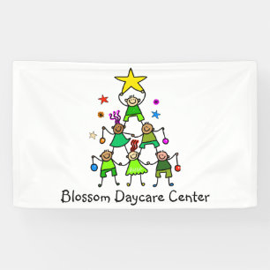 Banderoles Sapin de Noël Enfants Personnalisé