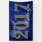 Banderoles Sapphire Grad | Blue Royal Cobalt Azure Année (Vertical)