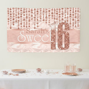 Banderoles Satin Jewel Sweet Seize Rose Gold ID260