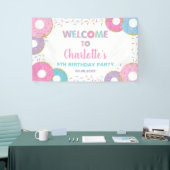 Banderoles Saupoudrer le Baby shower d'anniversaire Contexte (Salon professionnel)