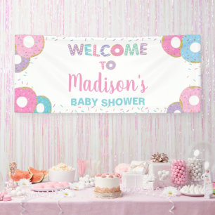 Banderoles Saupoudrer le Baby shower d'anniversaire Contexte
