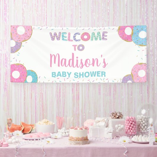 Banderoles Saupoudrer le Baby shower d'anniversaire Contexte (Fête)