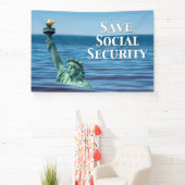 Banderoles Sauver la sécurité sociale (Insitu)