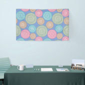 Banderoles Scandinavian Flower Mandalas Pattern 1 (Salon professionnel)