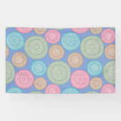 Banderoles Scandinavian Flower Mandalas Pattern 1 (Horizontal)