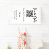 Banderoles Scanner pour commander le code QR de numérisation  (En situation)