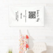 Banderoles Scanner pour payer scanner le code QR ajouter les (En situation)
