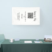 Banderoles Scanner pour payer scanner le code QR ajouter les  (Salon professionnel)