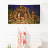 Banderoles Scène de nativité (En situation)