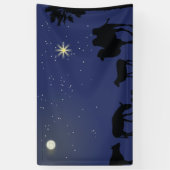 Banderoles Scène de Nativité Contexte pour Noël (Vertical)