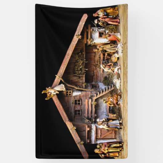 Banderoles Scène de Noël (Vertical)