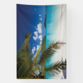 Banderoles Scène De Plage Tropicale (Verticale)
