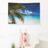 Banderoles Scène De Plage Tropicale (Insitu)