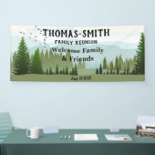 Banderoles Scène de Reunion Woods familiale (Salon professionnel)