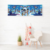 Banderoles Scène des neiges géantes 2,5' x 8' (En situation)