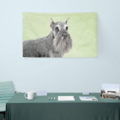 Banderoles Schnauzer (Giant, Standard) Peinture - Chien Art (Salon professionnel)