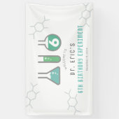 Banderoles Science Experiment Green Boy Bienvenue (Vertical)