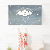 Banderoles Scintillement de scintillement peu d'anniversaire (En situation)