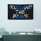 Banderoles Scotland The Brave on Scottish Flag bnrct (Salon professionnel)