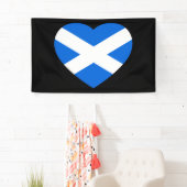 Banderoles Scottish Heartflag (h) bnrt (En situation)