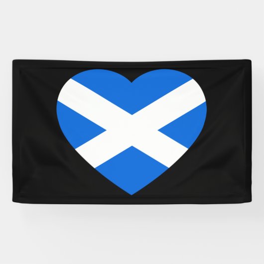 Banderoles Scottish Heartflag (h) bnrt (Horizontal)