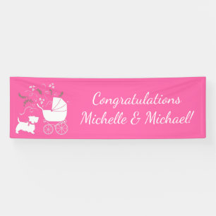 Banderoles Scotty Baby shower Chien Chien Chien Chien Chien C