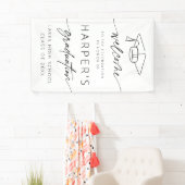 Banderoles Script de bienvenue simple moderne pour une fête d (En situation)