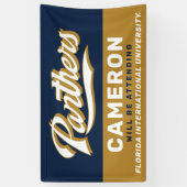 Banderoles Script de Panthers FIU (Vertical)