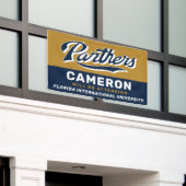 Banderoles Script de Panthers FIU (Bâtiment extérieur)