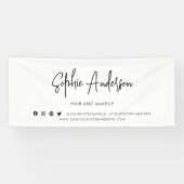 Banderoles Script moderne Marketing de marque de médias socia (Horizontal)