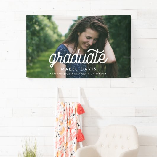 Banderoles Script rétro Célébration de remise de diplômes Dip (En situation)