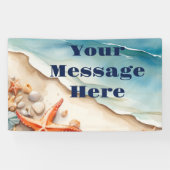 Banderoles Seashore Bliss Beach Party (Horizontal)