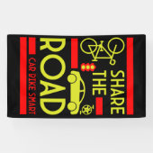 Banderoles Sécurité routière à bicyclette (Horizontal)