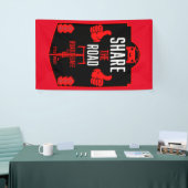 Banderoles Sécurité routière à bicyclette (Salon professionnel)