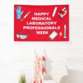 Banderoles Semaine de laboratoire professionnelle Médicale (Insitu)