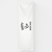 Banderoles semaine d'infirmière heureuse (Vertical)